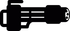 Machine Gun Laser Cut Svg File, Free Vectors File